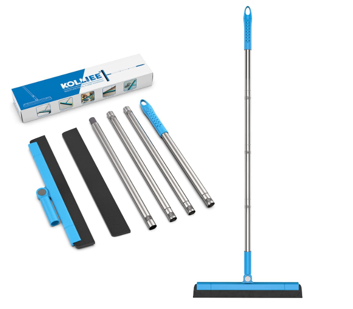 KOLLIEE Floor Squeegee Adjustable 59''