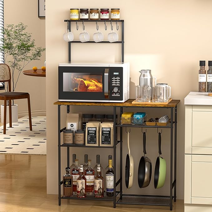 Baker's Rack for Kitchen with Storage
