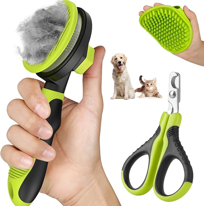 Comotech 3PCS Cat and Dog Grooming Kit