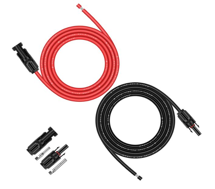 iGreely Solar Panel Extension Cable - 10 Feet 10AWG(6mm²) Extension Cable