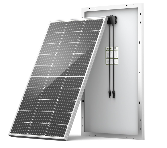 HQST 100 Watt 12V Monocrystalline Solar Panel